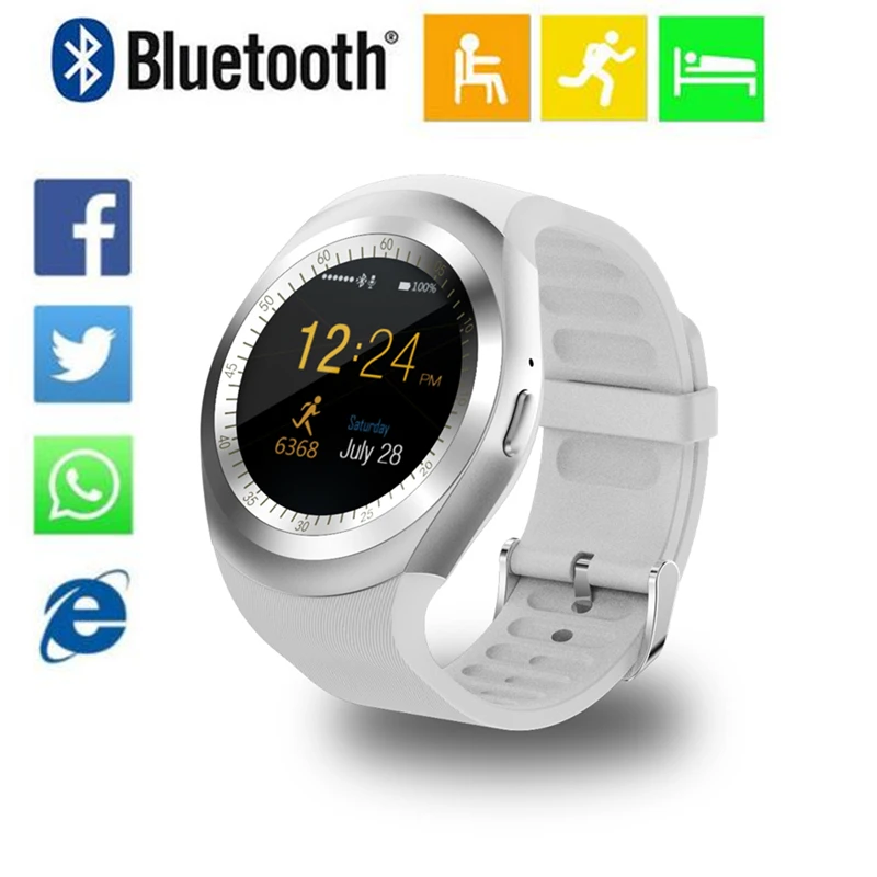 Bluetooth Smartwatch Поддержка Reloj Relogios 2G GSM SIM TF MP3 приложение синхронизации для Apple iPhone IOS