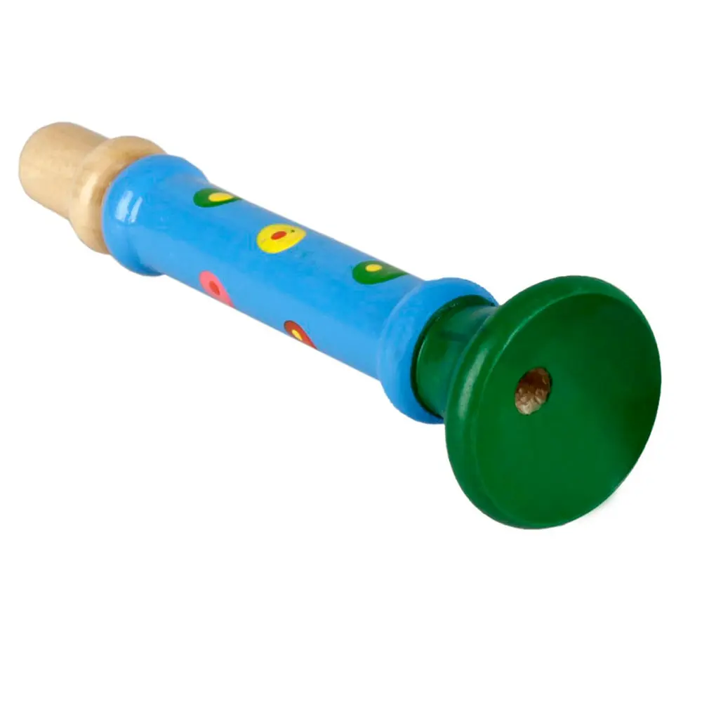 Раннее Образование музыкальный инструмент деревянный Рог Hooter труба игрушка для