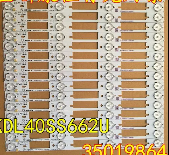 40 KDL40SS662U peças/lote Оригинал nova barra de DIODO EMISSOR luz trabalho para KONKA 35019864 4 светодиода (6 в) 327 мм
