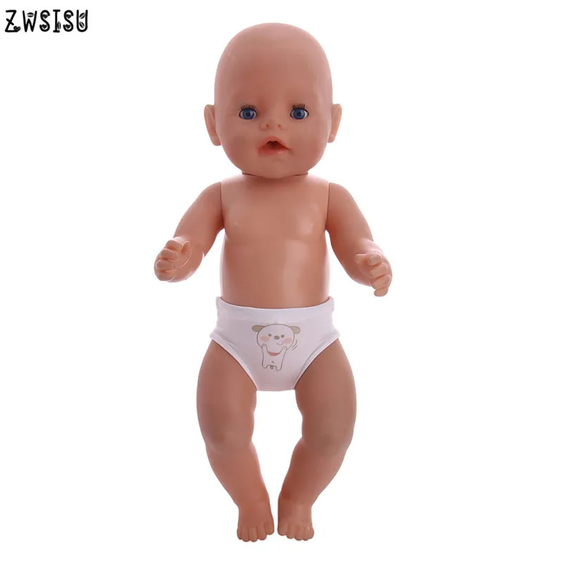 

3 patterns new panties for 18inch American dolls, 43cm best birthday gift for children for little