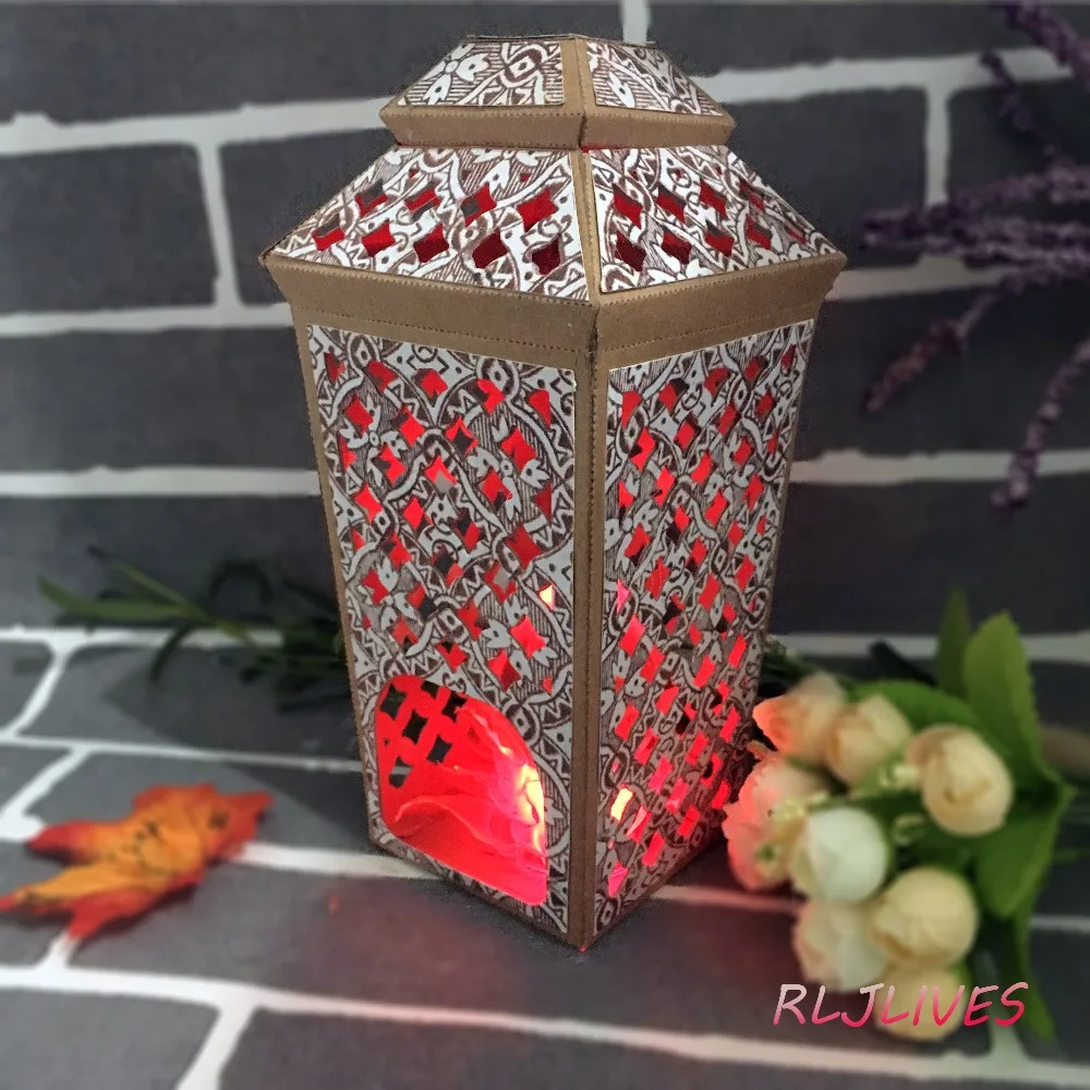 Большой фонарь металлические трафареты для пресс-формы для DIY Скрапбукинг штамп/фото украшение для альбома тиснение бумажные карточки ручной работы