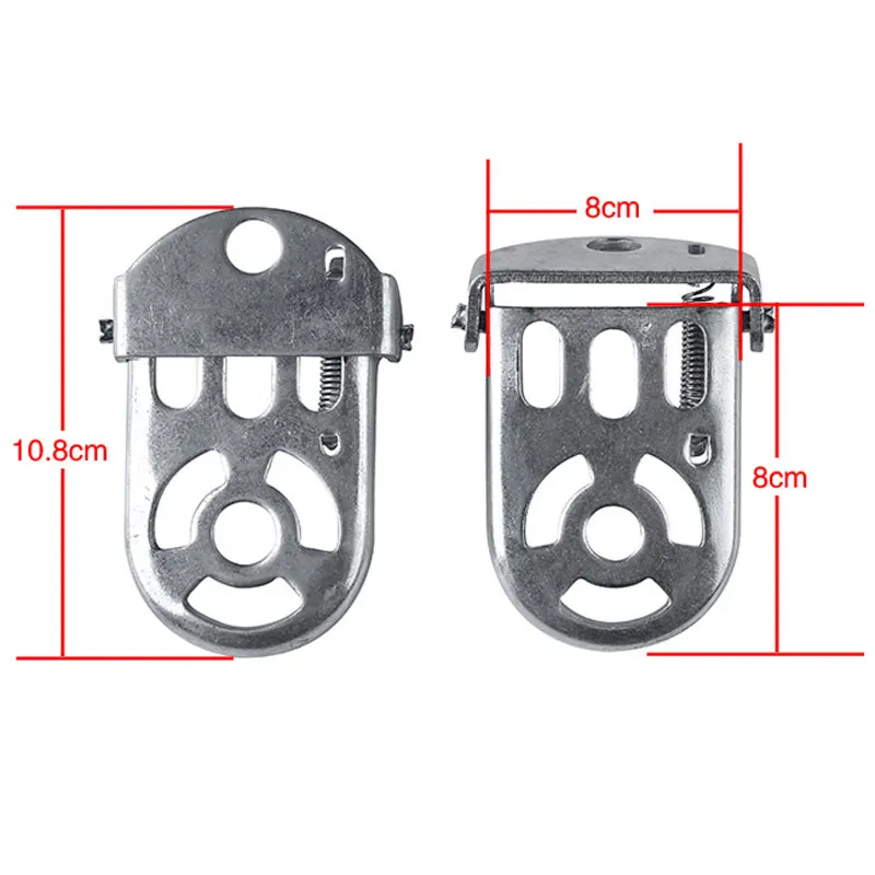 MTB БЫСТРОРАЗЪЕМНАЯ задняя ножная педаль серебристого цвета легкая складная
