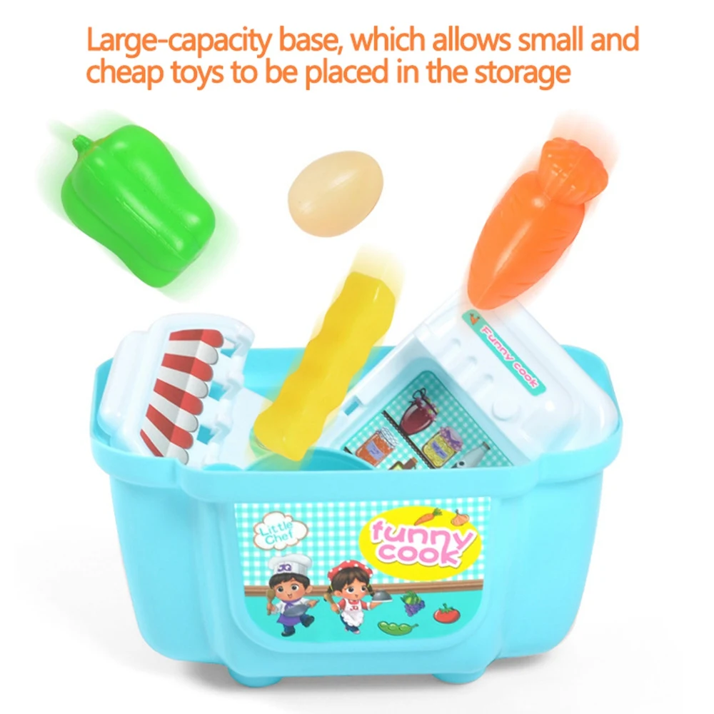 22pcs/set Kids Kitchen Cooking Toys Set Cooktop Tap Pot Fruit Vegetable Plastic Pretend Play Food Children Girls Games Toy | Игрушки и