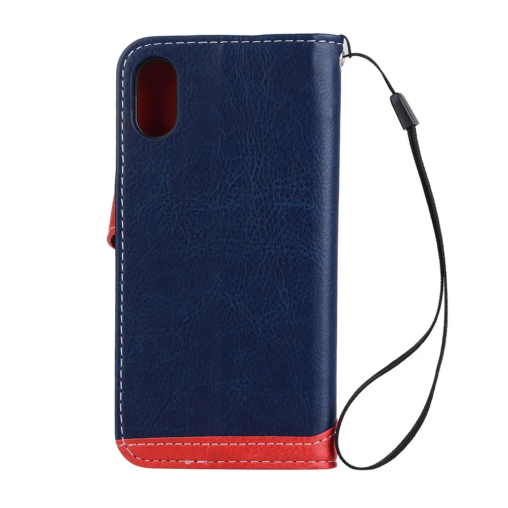 KISSCASE модный кожаный чехол для телефона iPhone 7 8 6 6S Plus X XR XS MAX чехлы с бизнес узором 5 5S