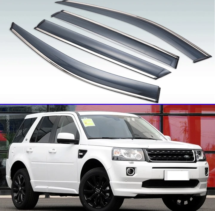 Для Land Rover Freelander 2 2009 2018 Пластик внешний козырек Vent Оттенки окна Защита от солнца