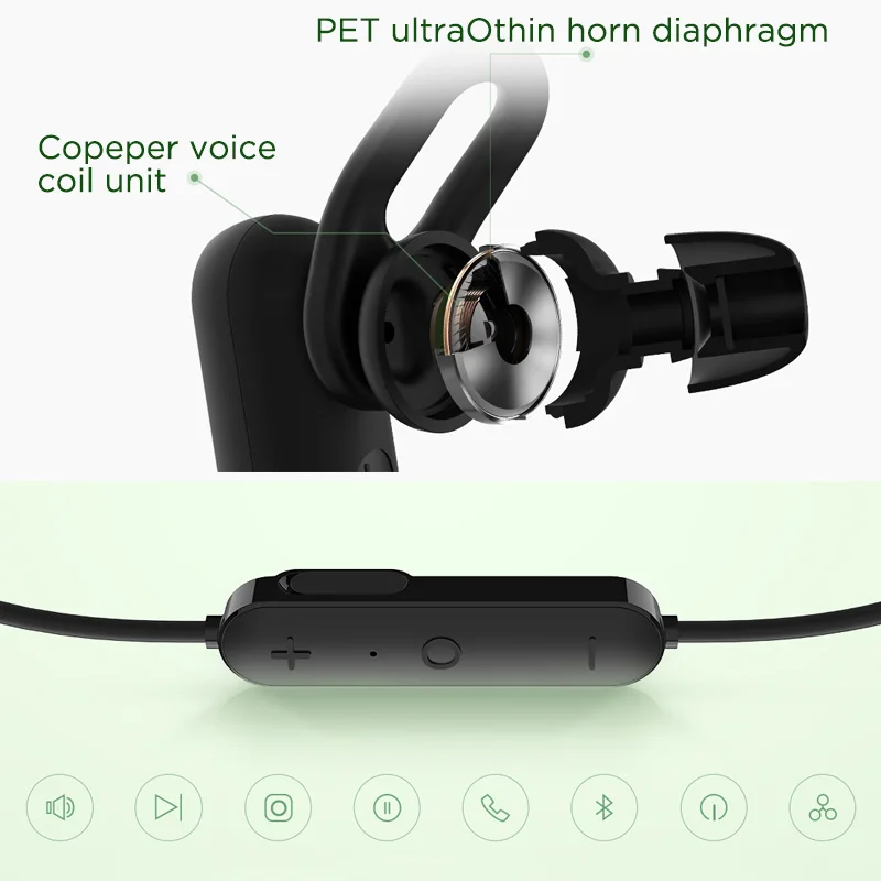 Xiaomi Mi Спортивные Bluetooth Наушники гарнитуры Беспроводной 4.1 музыка спортивные