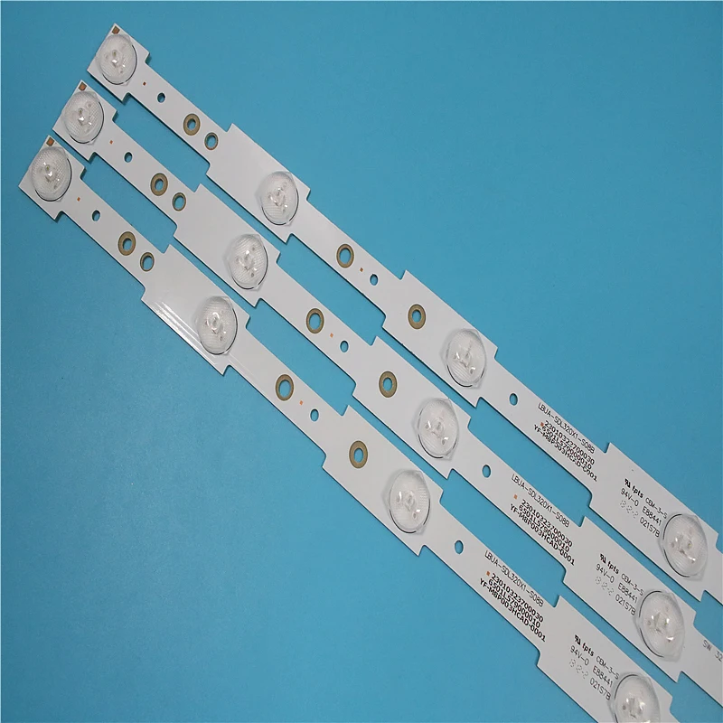 3 шт х для Skyworth 32E350E 32E320W 32E306C SW323228 07 LBUA-SDL320X1-S08B SW 32 3228 REV1.4 580 мм ТВ полоски 1 комплект =