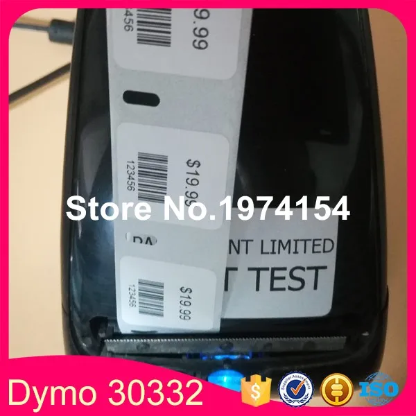 2 совместимые рулоны dymo этикетки 30332 размер этикеток: 1 &quotx 1&quot. 750 этикеток в