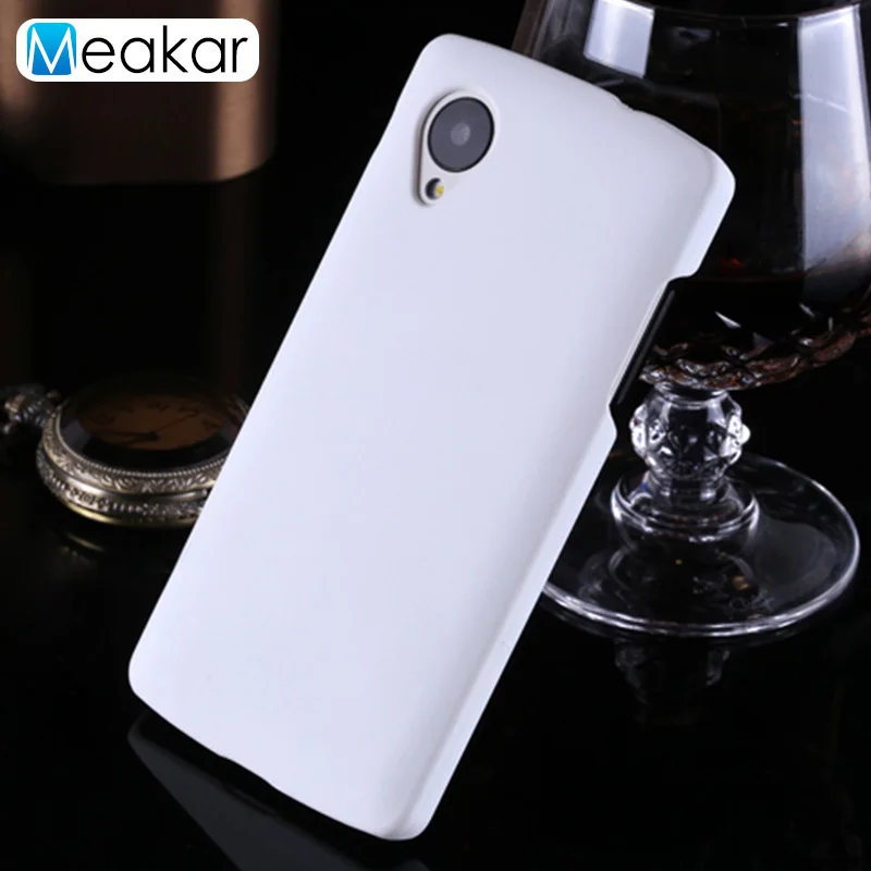 Матовая Пластик Coque 4.95For Nexus 5 чехол для LG Google Nexus 5 D820 D821 Em01l телефона чехол-лента на заднюю панель - Цвет: white