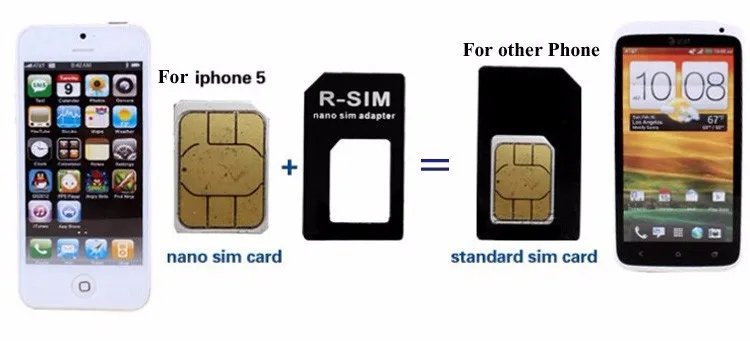 50 шт./лот адаптер для sim карты 4 в 1 micro SIM с ключом извлечения розничная упаковка