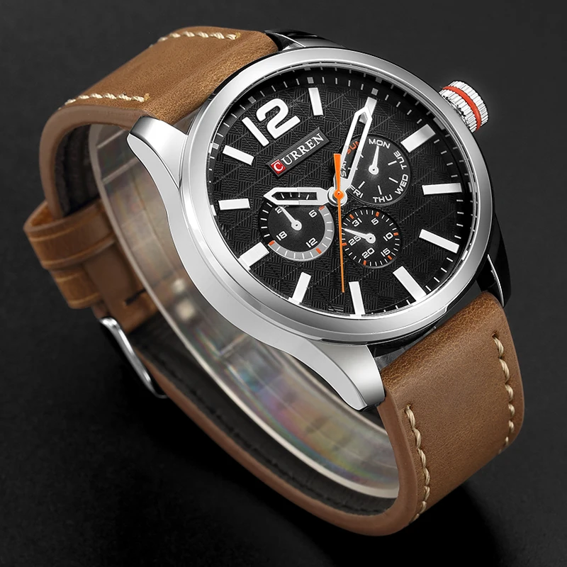 Часы CURREN Мужские спортивные с большим циферблатом|watch brand men|watch menwatch men |
