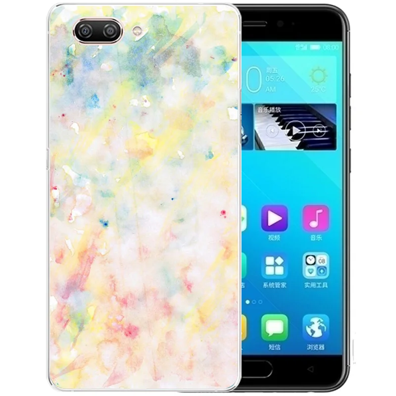Мода Звездное небо телефон чехол для Gionee s10 случаях Мультфильм задняя крышка