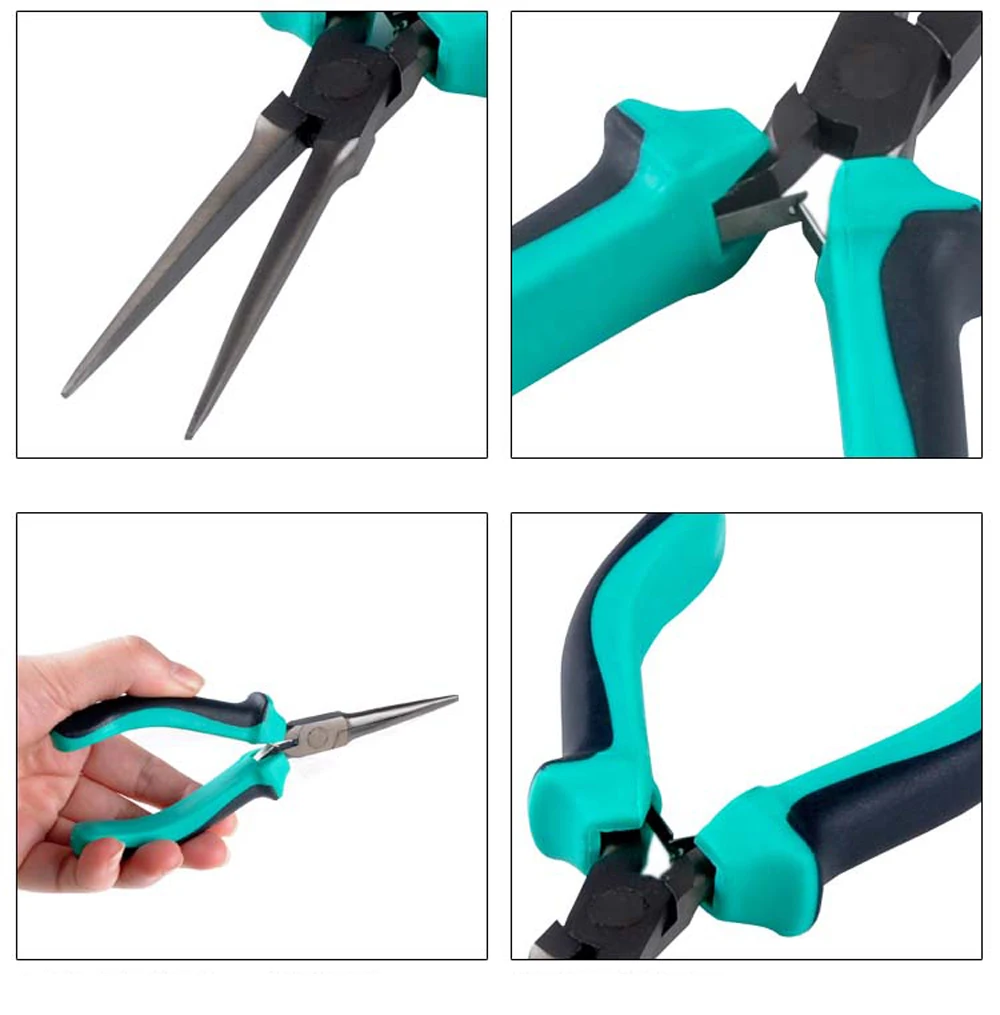 PM-746 Pro'sKit плоскогубцы электрика резки Многофункциональный S45C твердость Permenorm игловидные кусачки