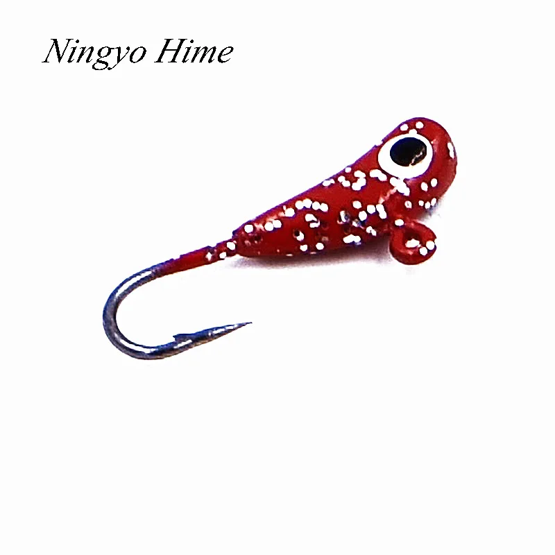 Рыболовные приманки Ningyo Hime в форме банана 4 шт. мини свинцовые рыболовные крючки