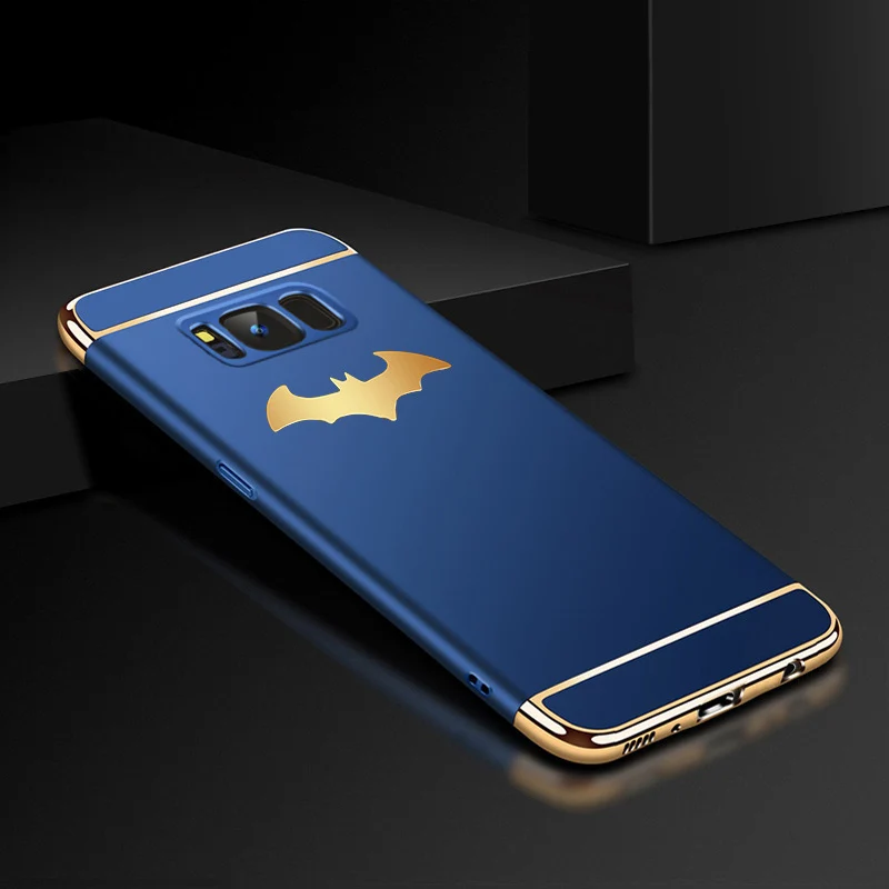 Роскошный чехол 3 в 1 покрытие Бэтмен телефон чехол s для samsung Galaxy S8 S9 S10 Plus Note 9 Mate 8 крышка A3 A5 A7 A6 A8 A9 Coque