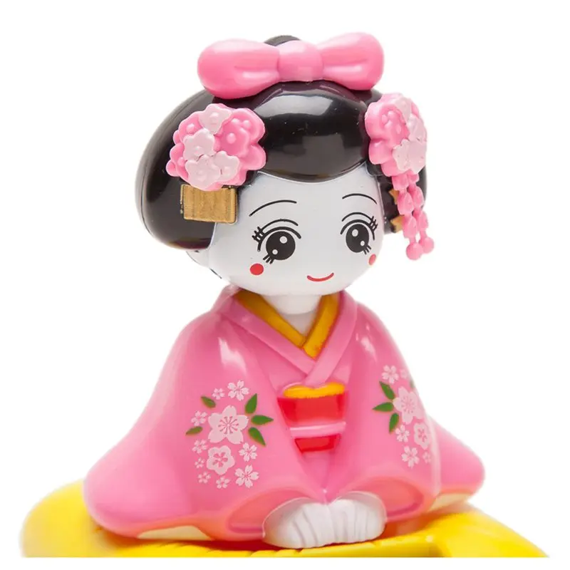 Игрушечная фигурка на солнечной батарее японское кимоно Maiko Geisha | Автомобили и