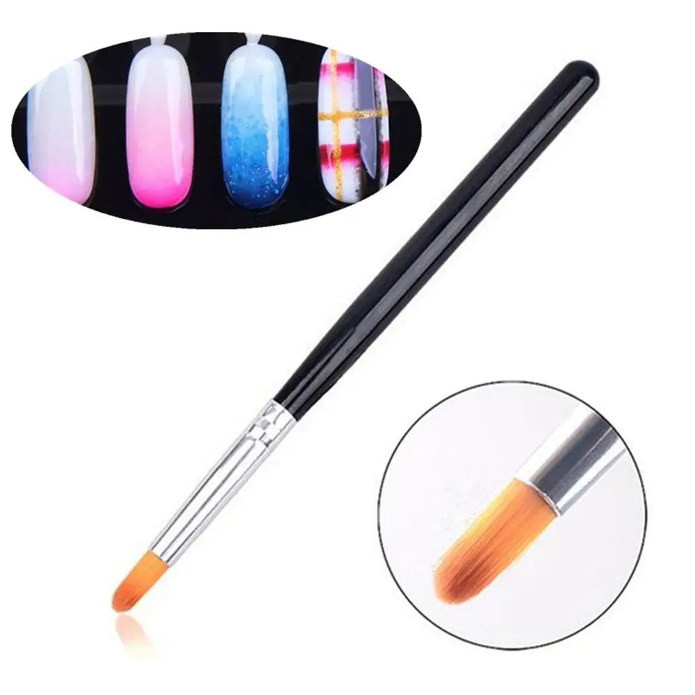 1 шт. Новый Модный женский градиентный цветной акриловый УФ-гель дизайн ногтей