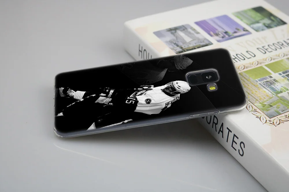 С надписью «I Love хоккей на льду силиконовый чехол для samsung Galaxy A50 A30 A10 A40 A6 A8 плюс A9Star A5 A7 примечание 9 8 Модный чехол с принтом"