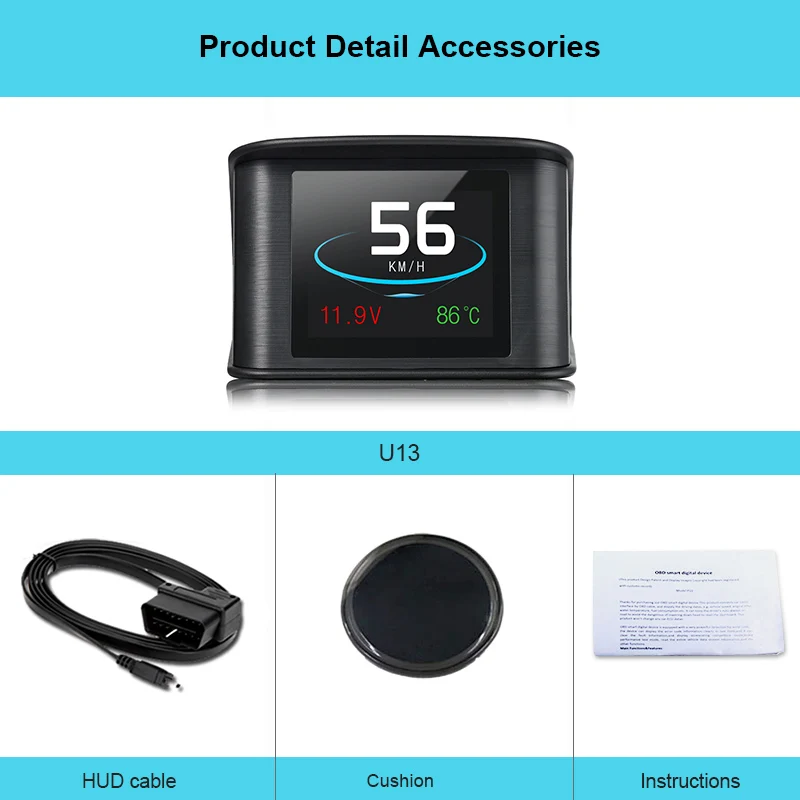 AWESAFE HUD OBD2 Head Up Дисплей автомобиль Smart Digital Скорость проектор Авто бортовой