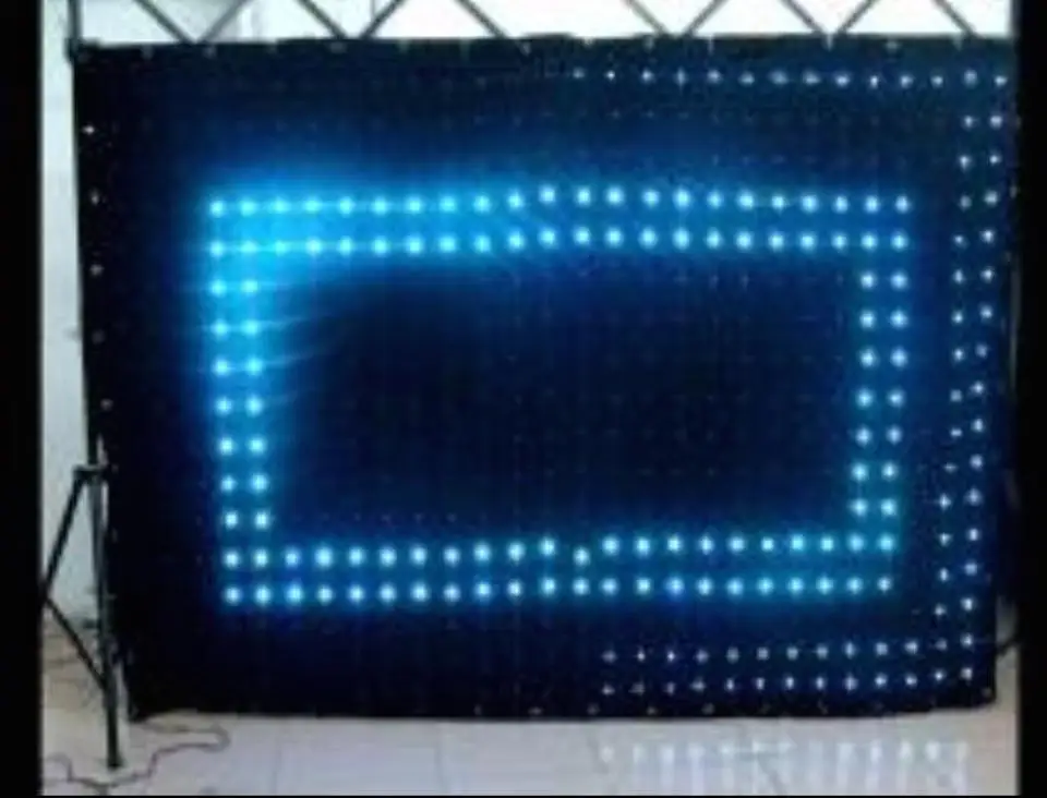 P10 светодиодная видеозанавеска 1x2 м 2x3 2x4 3x4 3x6 4x6 SMD сценическая Звездная ткань