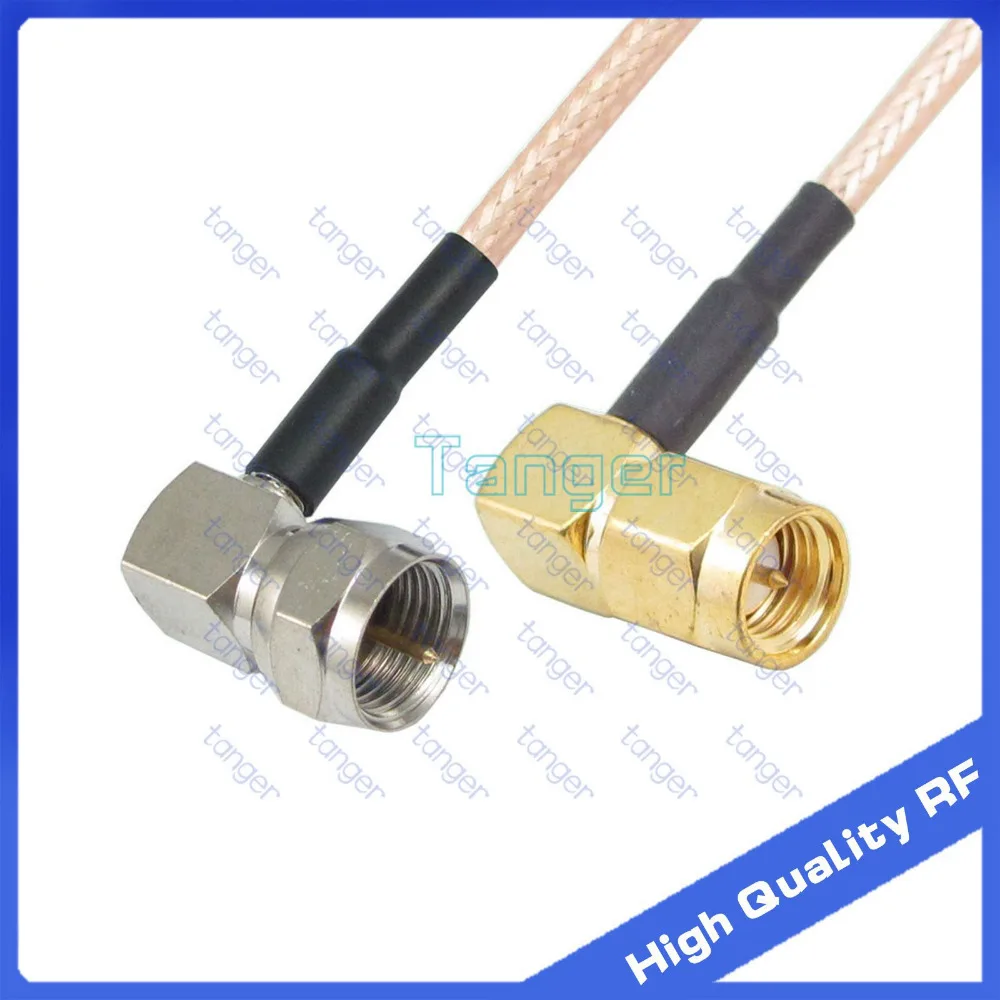 Штекер SMA штекер F двойной прямоугольный разъем с 20 см 8 дюймов стандарт RG316 и