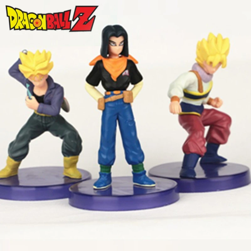 6 шт./лот Dragon Ball цифры Мужские шорты для купания/Пикколо/Android #16/Android #17 PVC Фигурки