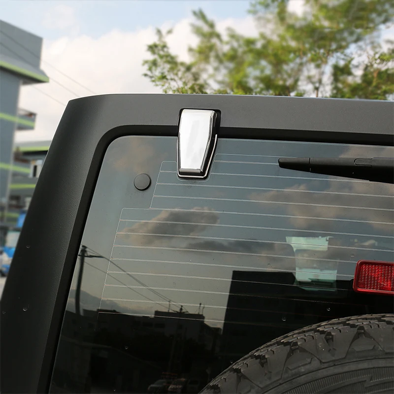 Набор петель из стекла багажника 2 шт хром для Jeep Wrangler JK ABS пластик Авто