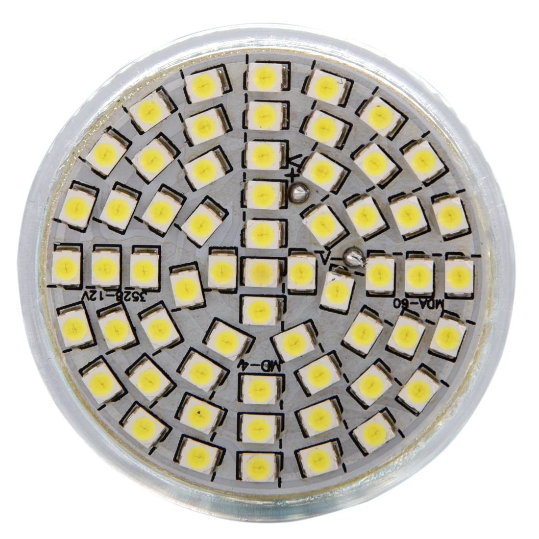 4x MR16 GU5.3 белый 60 SMD 3528 светодиодный энергосберегающий Точечный светильник Светодиодные лампы 12V