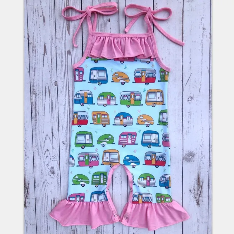 Новинка 2019 года комбинезон в богемном стиле для маленьких девочек популярный