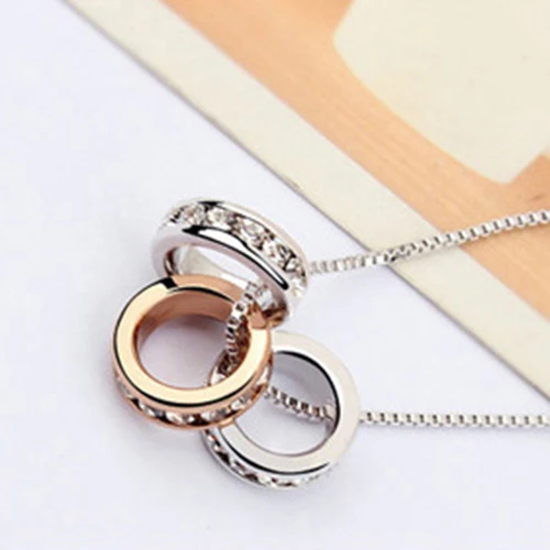 Привлекательный Для женщин Симпатичные Серебряные золотые тройной инкрустация