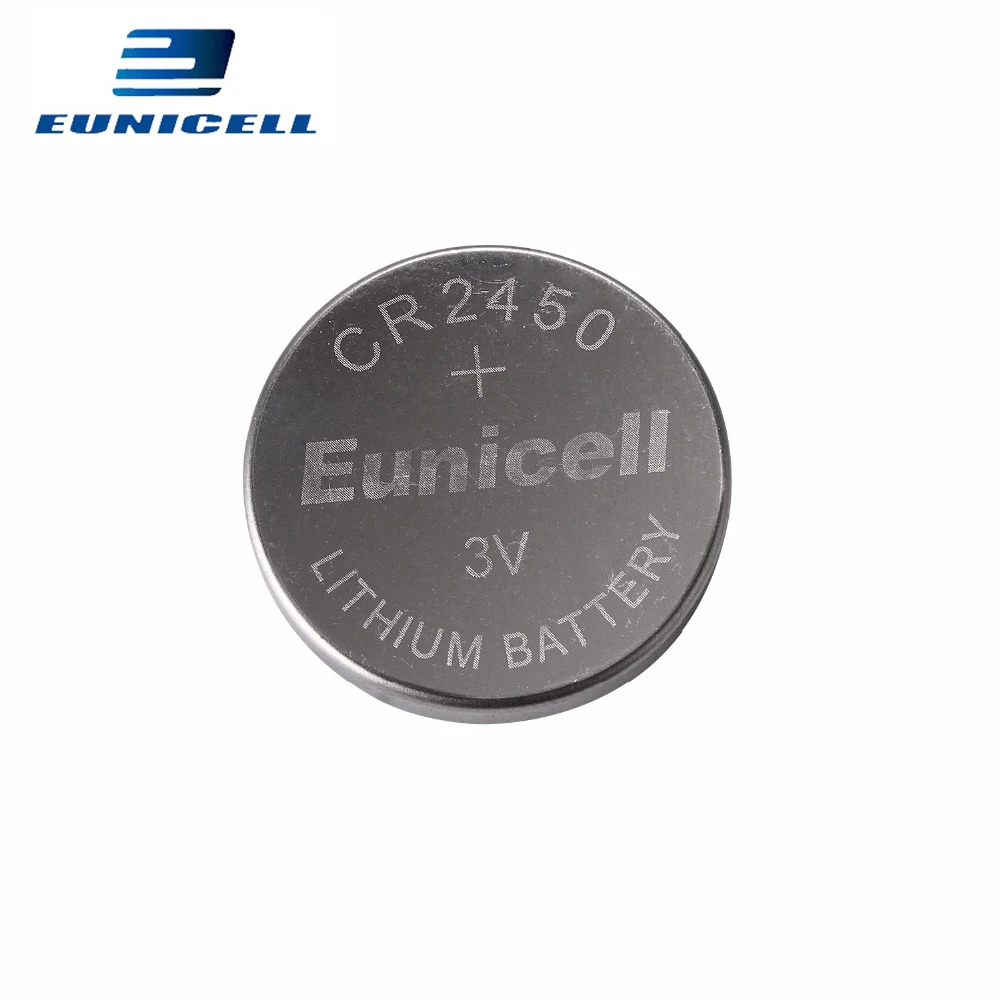 Кнопочная батарейка Eunicell CR2450 CR 350 ECR2450 KCR2450 5029LC LM2450 Литиевые Батарейки для часов 3 в