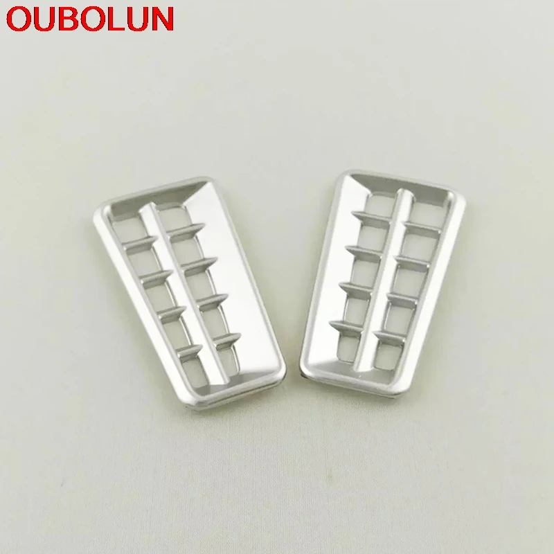 OUBOLUN 2 шт. ABS хромированный матовый корпус вентиляционного отверстия для