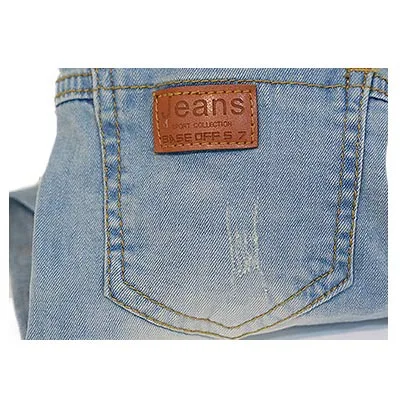 Джинсы для мальчиков новые стильные светлые мягкие джинсовые брюки весна-осень