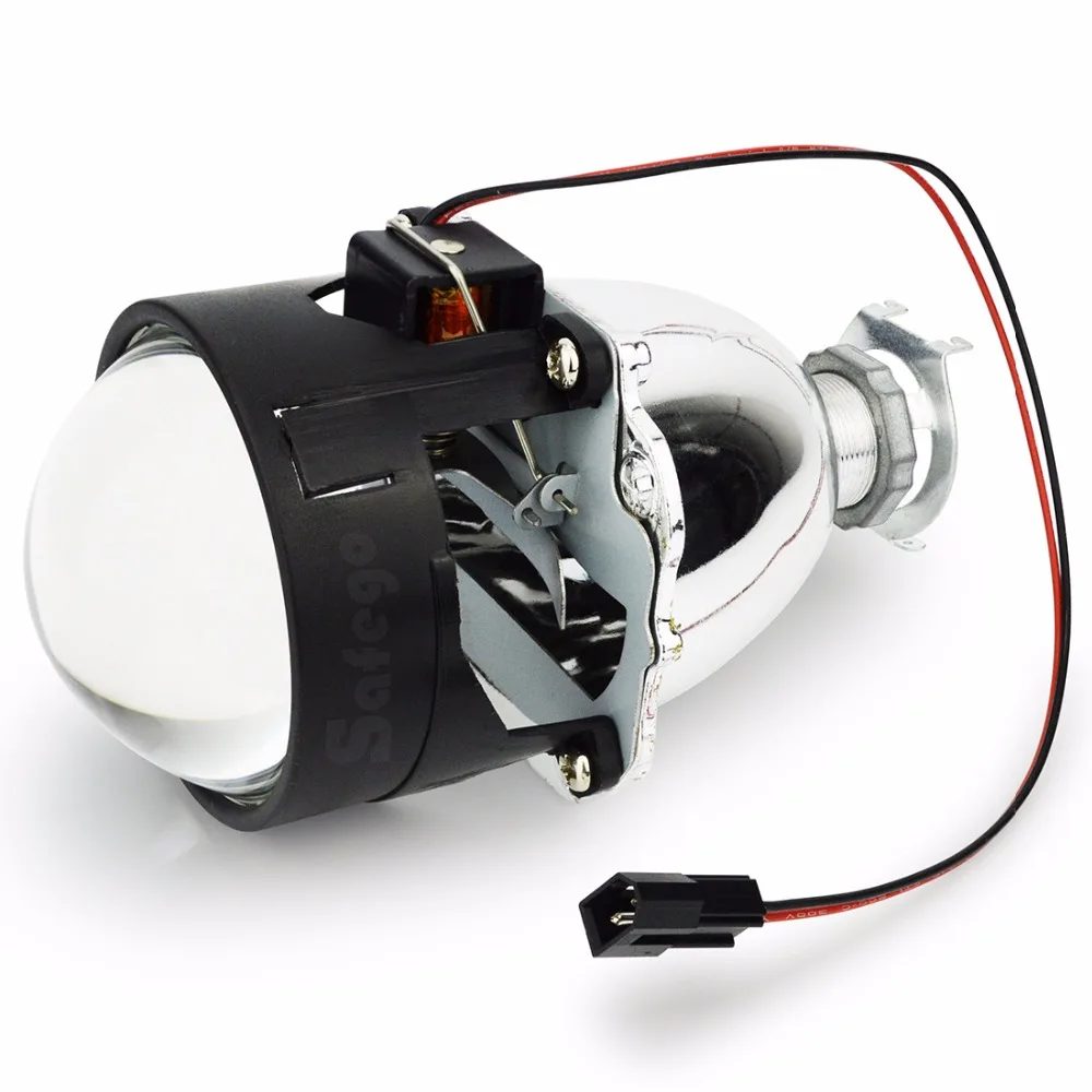 Safego 2 5 дюйма WST HID Bi комплект линз для проектора H1 лампа Легкая установка