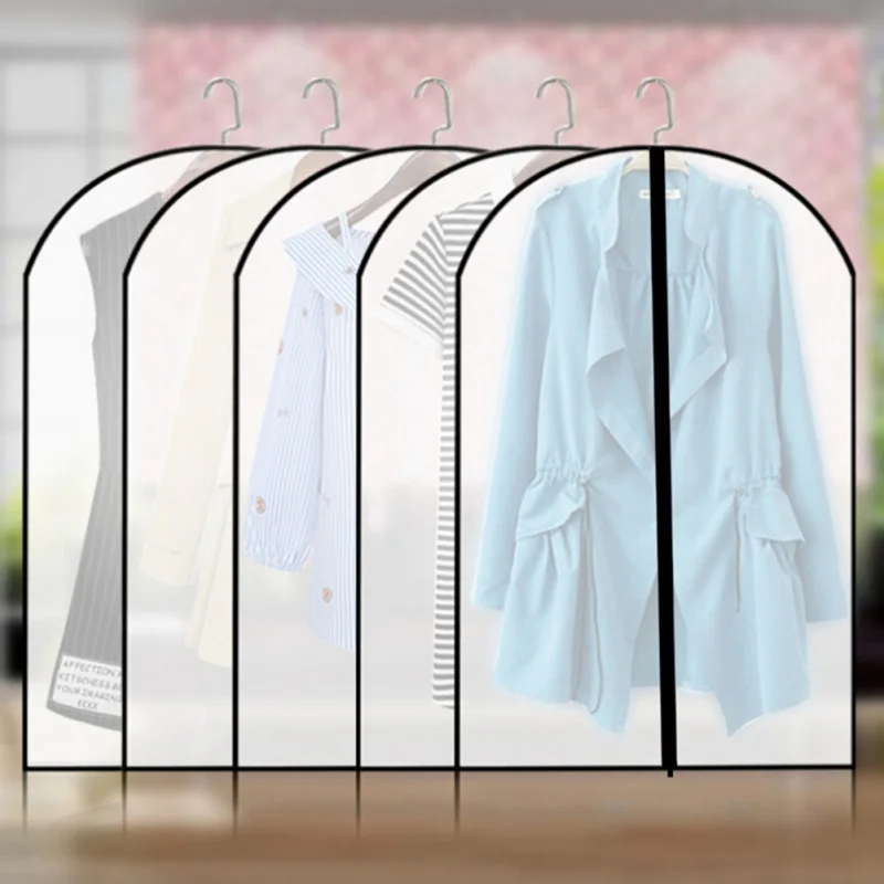 

EVA Washable Anti-dust Cover Household Transparent Waterproof Storage Hanging Clothes Bag