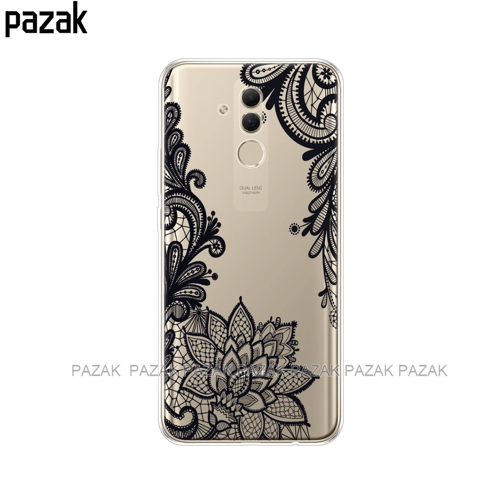 34352 Мягкий силиконовый чехол для huawei mate 20 Lite, чехол s 6,3 дюймов, прозрачный силиконовый чехол для телефона huawei mate 20 Lite, чехлы - Цвет: 34352