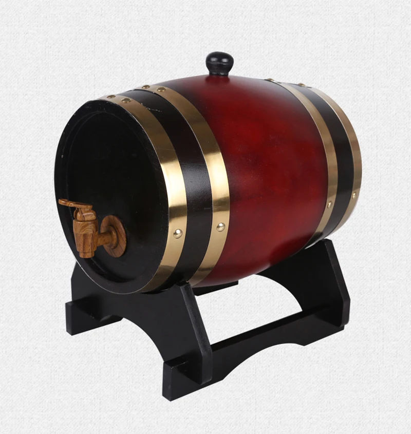 1.5L бочки из винного дуба Пивоваренная декоративная бочка бочонок ведро Brewage