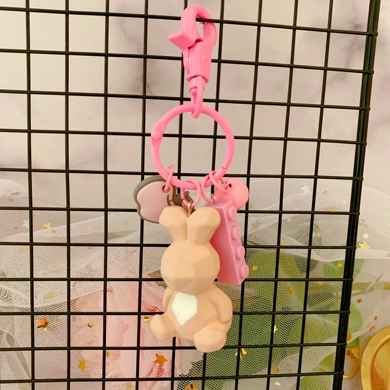 2019 милый брелок с фигурками из мультфильмов Геометрические Животные Динозавр