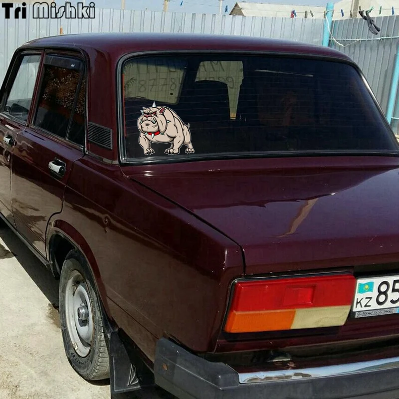 Tri Mishki WCS046 15*14 см Angry защитный чехол для телефона забавная наклейка автомобилей