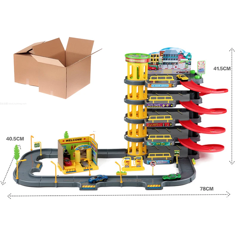 Akitoo 3D DIY многослойная 4/5 слойная большая сборная автомобильная парковка модель