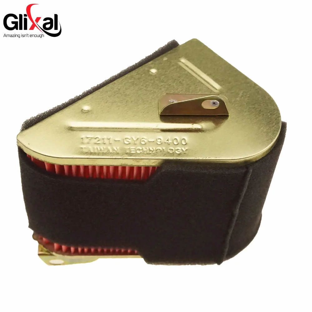 Glixal GY6 125cc 150cc 152QMI 157QMJ треугольный воздушный фильтр китайский скутер мопед ATV Go Karts