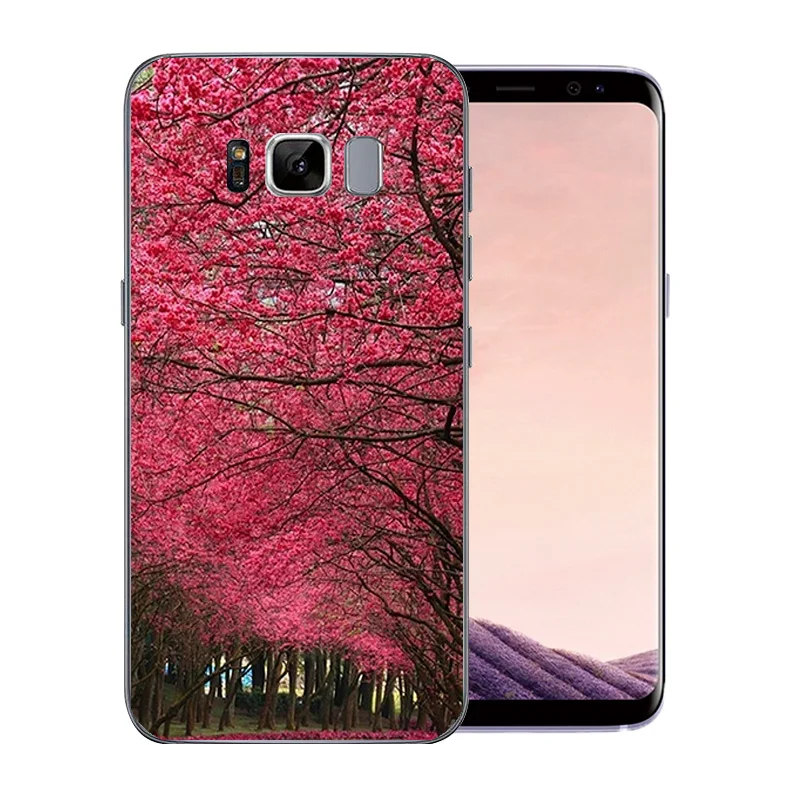 Чехол для телефона Samsung Galaxy S8 прозрачная Мягкая силиконовая задняя крышка G9500 G950