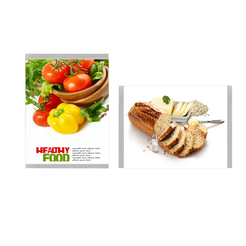 Магнитный настенный акриловый держатель A4 с сертификатом Постер фоторамка для