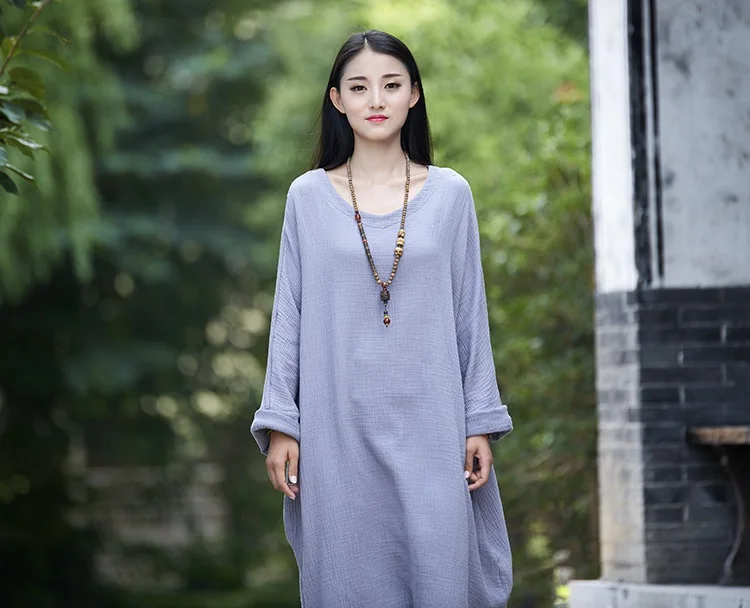 Sherhure женское длинное платье из хлопка и льна, женское летнее платье Vestidos размера плюс, женская одежда, Женское Платье Макси