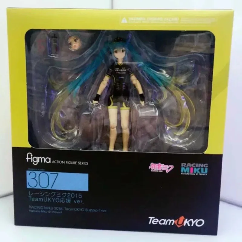 Новый горячий Figma 307 Hatsune Miku Racing Bicycle 2015 teamuario поддержка Ver. Подвижная фигурка