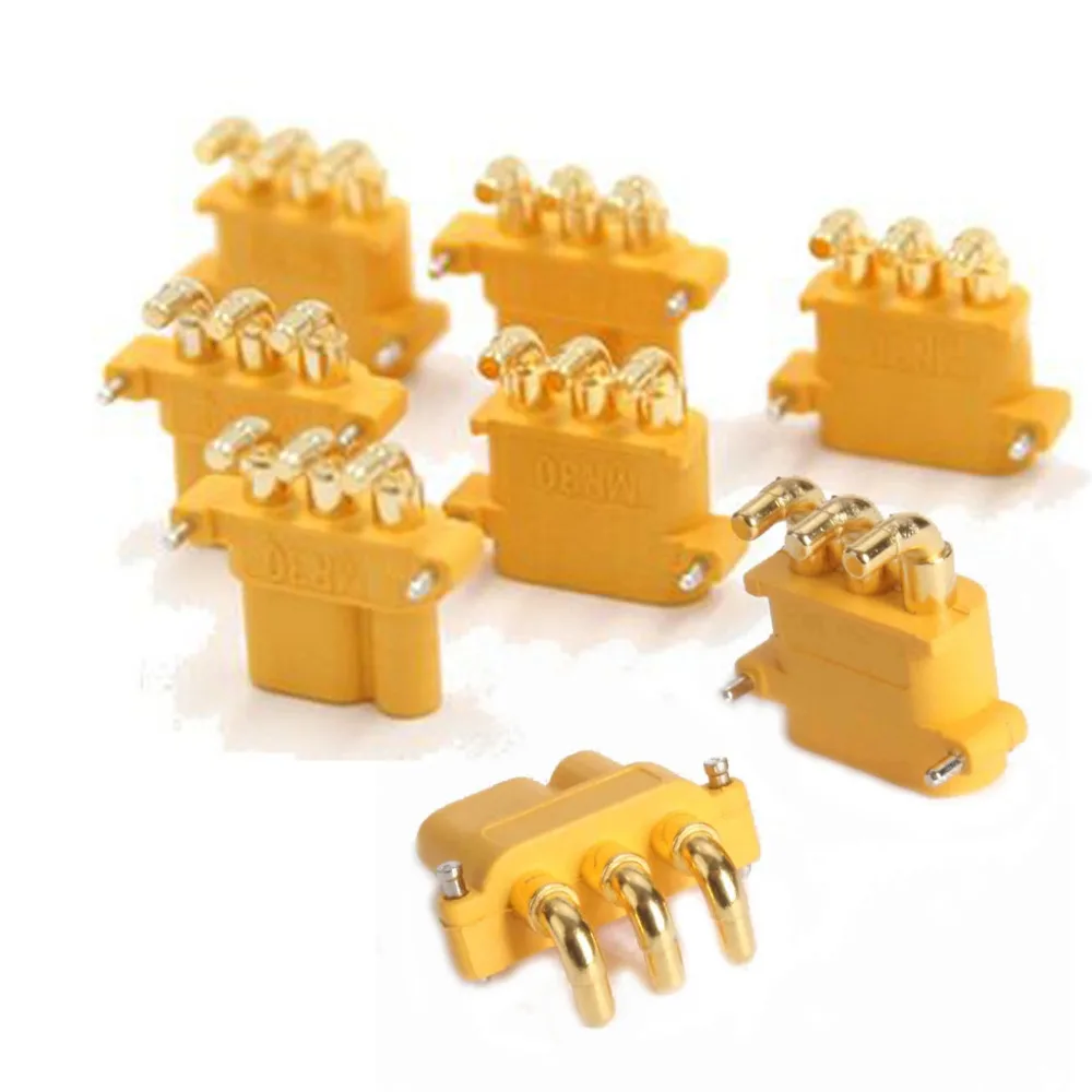 10 пар AMASS MR30PW MR 30 PCB Трехконтактный штекер гнездо 2 мм цилиндрические разъемы