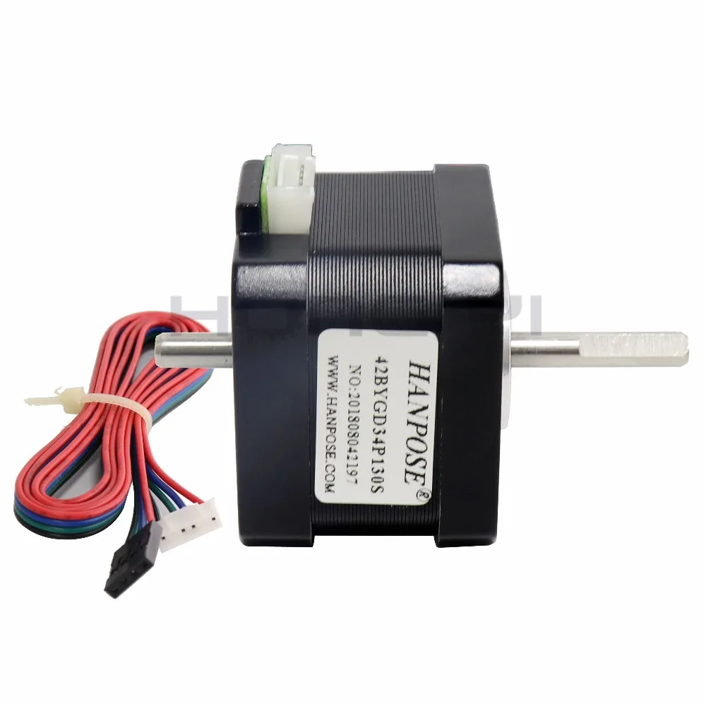 3pcs NEMA 17 Stepper motor double shaft 1.3A 28N.m dual shaft D=5mm 42x34mm Nema17 stepping motor For CNC machine 3D printer