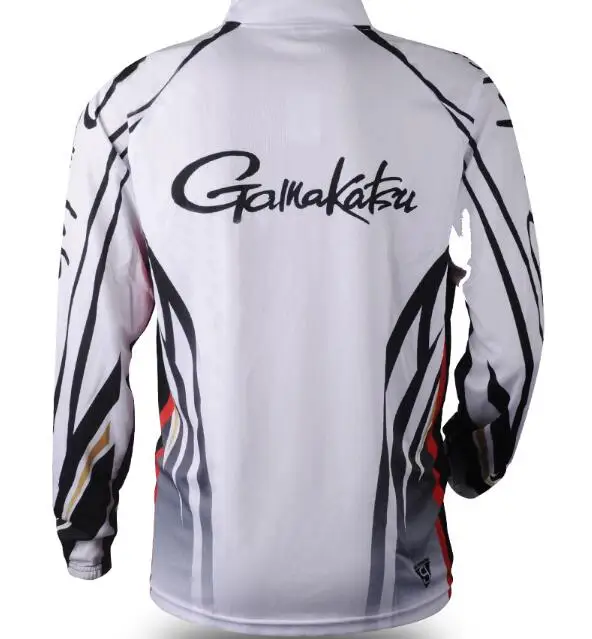 

New Arrive GAMAKATSU Fishing Long Sleeve Clothes Anti-UV Sunscreen Breathable Quick Dry Outdoors Sports Summer Fishing Clothing