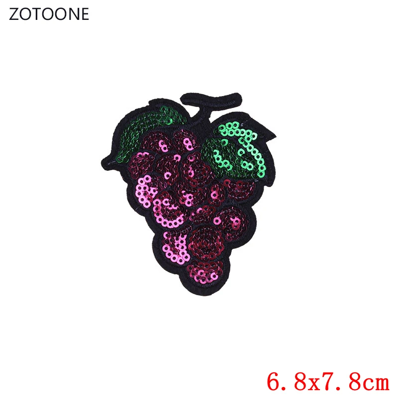 ZOTOONE 1 шт. крутой Череп Скелет блестки нашивка дешевые вышитые нашивки пришить