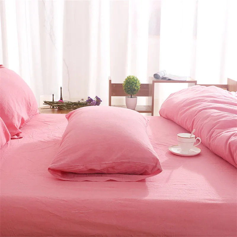 Постельных принадлежностей 100% хлопок розовый домашний текстиль Прекрасный